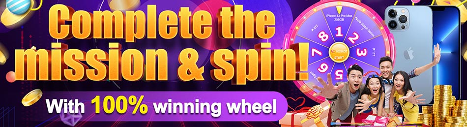 VOSLOT Wheel of Fortune More Missions, Higher Points & 100% Prizes!!